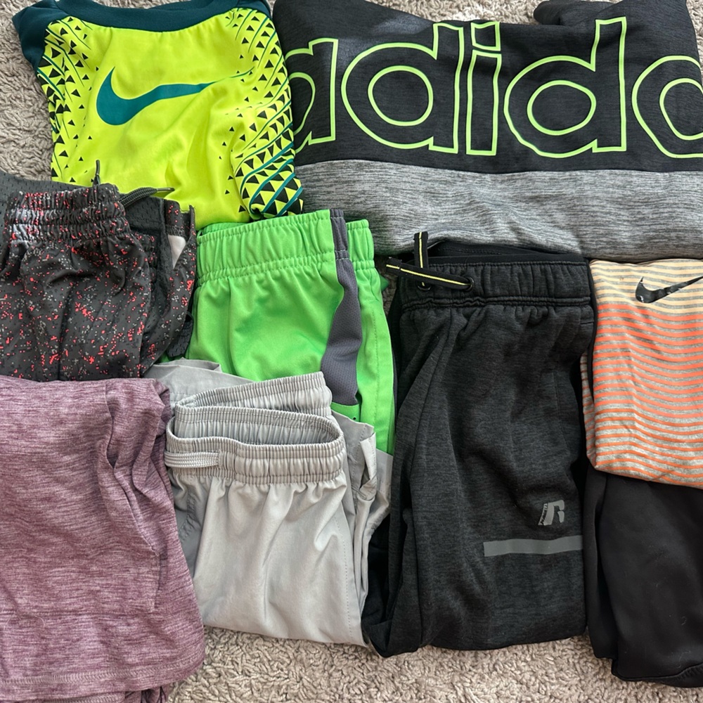 Boys athletic wear bundle size 7